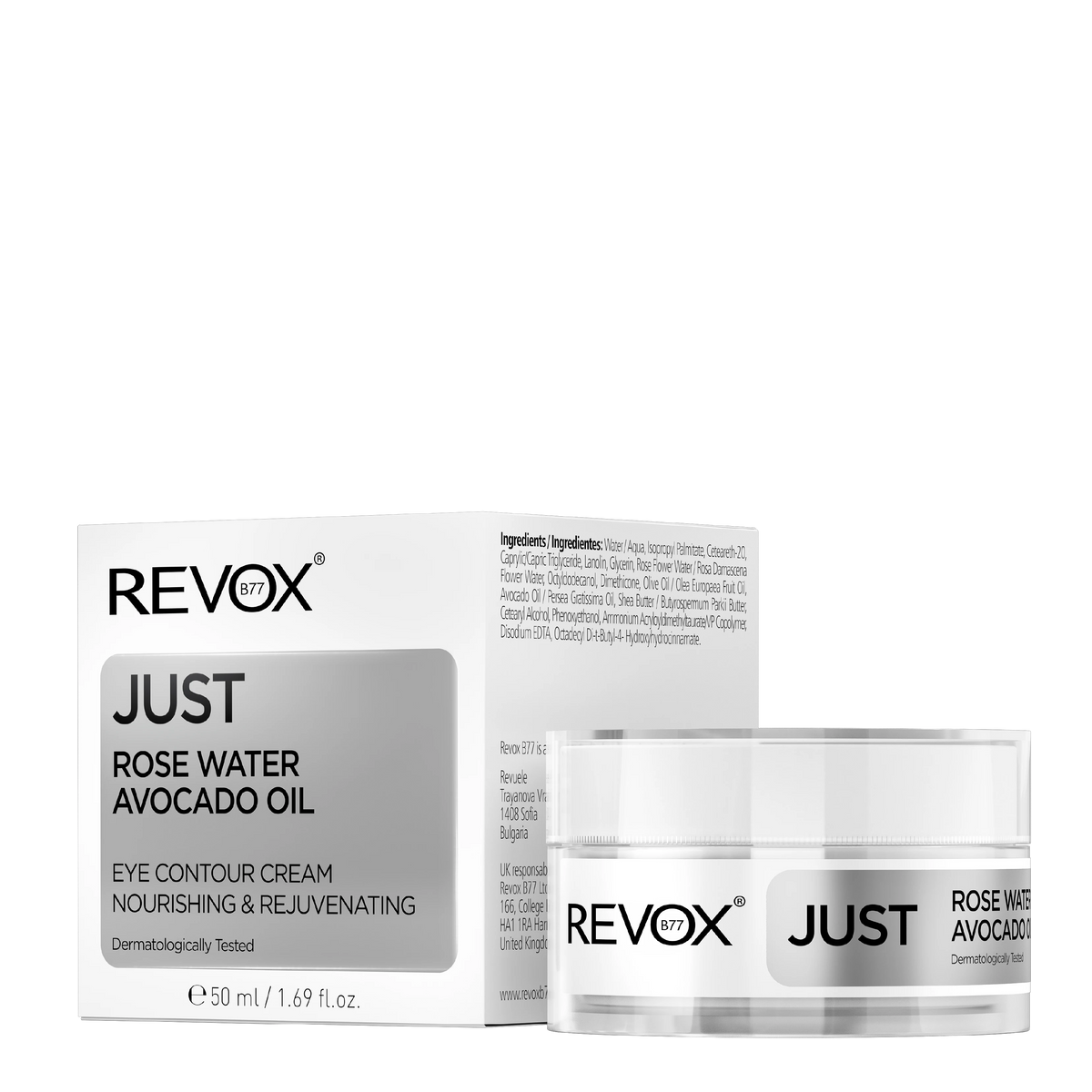 Rose Water Avocado Oil Eye Contour Cream – Revox B77 Rose Water Avocado Oil Eye Contour Cream – Revox B77