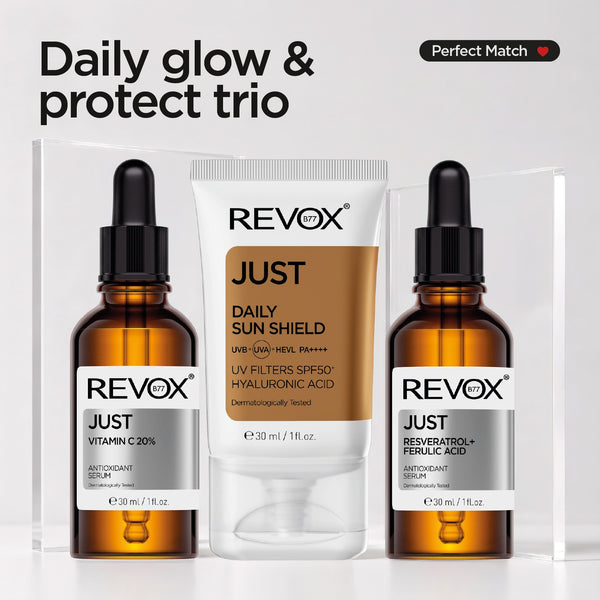 Daily glow & protect trio