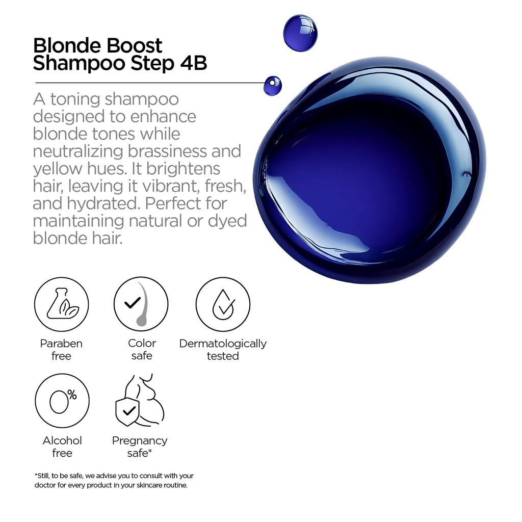 Blonde Boosting Shampoo. Schritt 4B