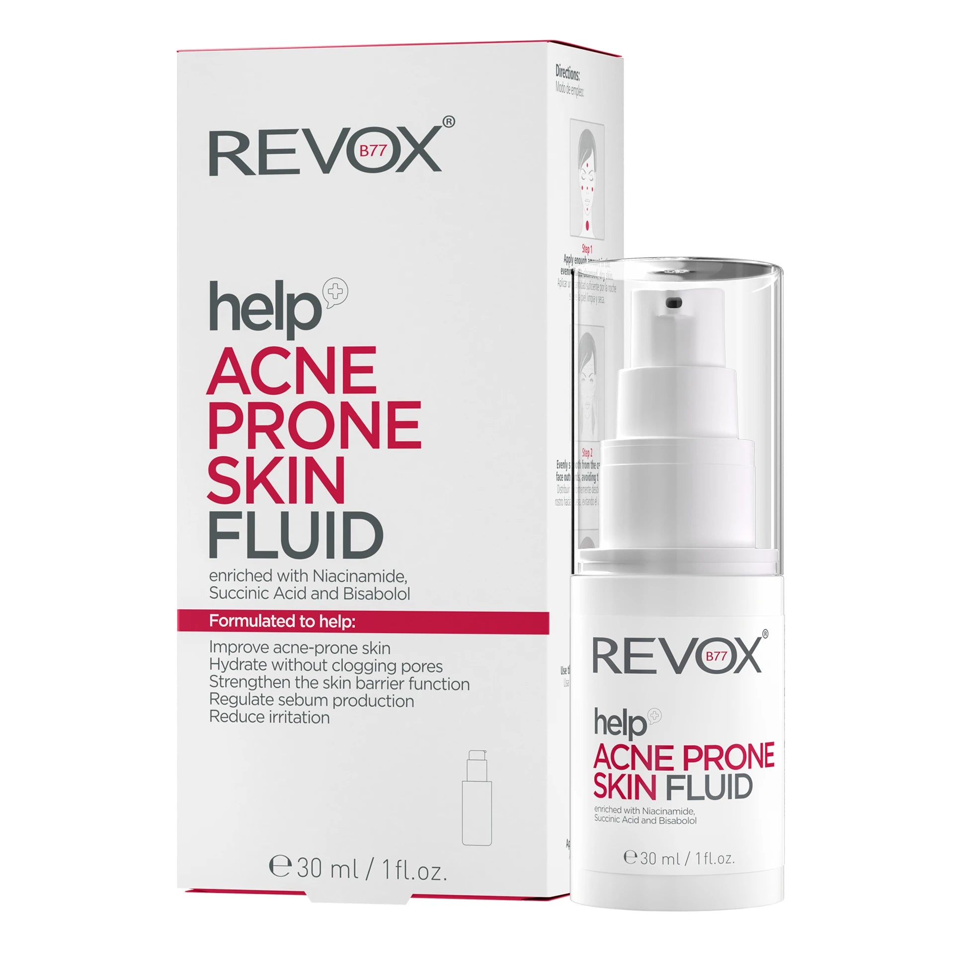 Fluido para Pieles Propensas al Acné – Revox B77