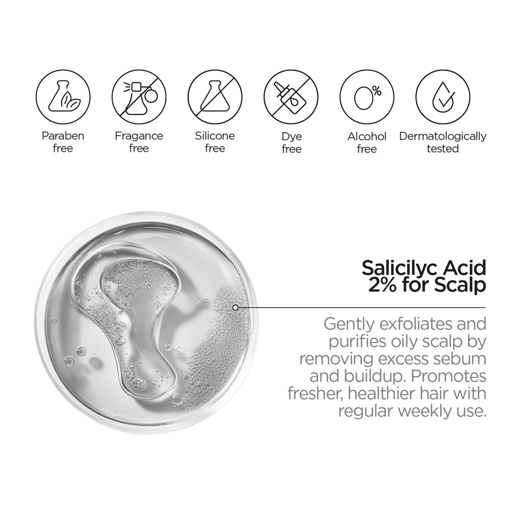 Acide Salicylique 2 % pour le Cuir Chevelu