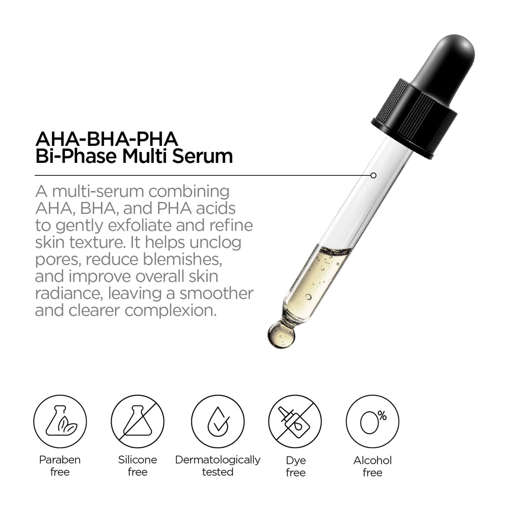 AHA BHA PHA Bi-Phase Multi Szérum