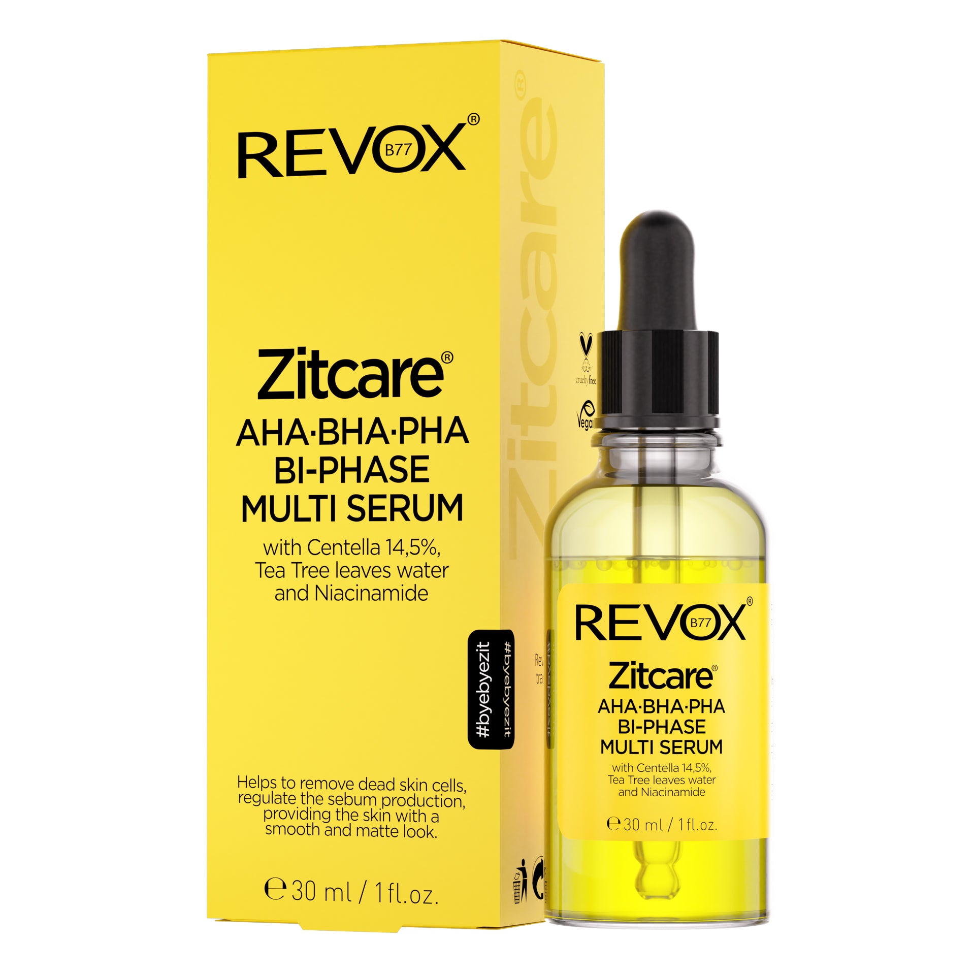 AHA BHA PHA Serum Wielofazowe Dwufazowe – Revox B77